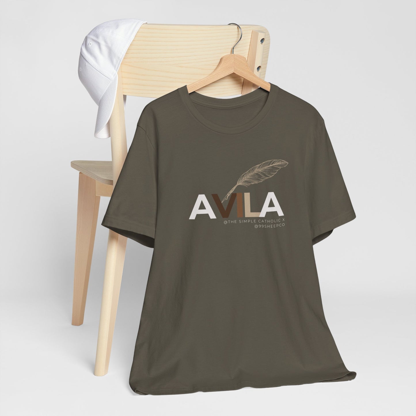 St Teresa of Avila (@TheSimpleCatholic) - Premium Unisex Tee
