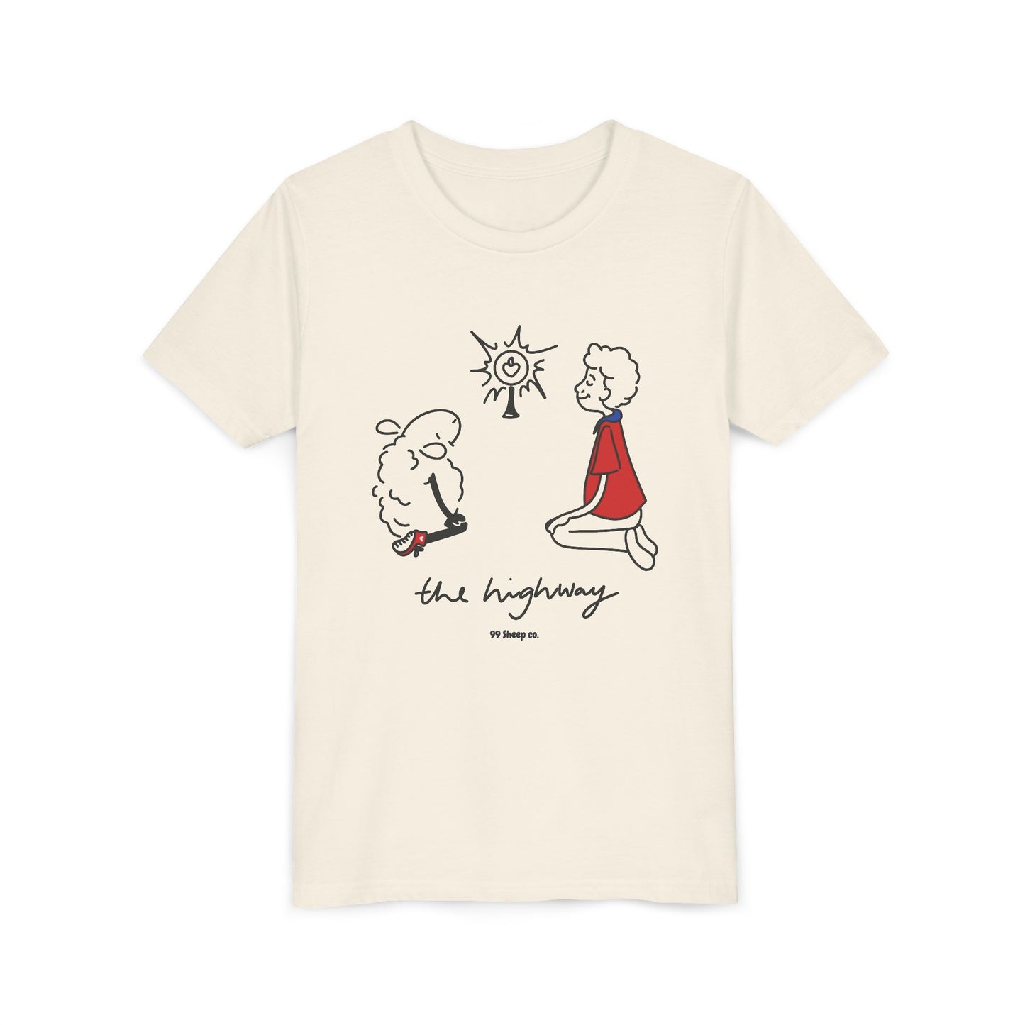 Carlo Acutis The Eucharist - 99 Sheep Signature Collection - Premium Unisex Youth Shirt
