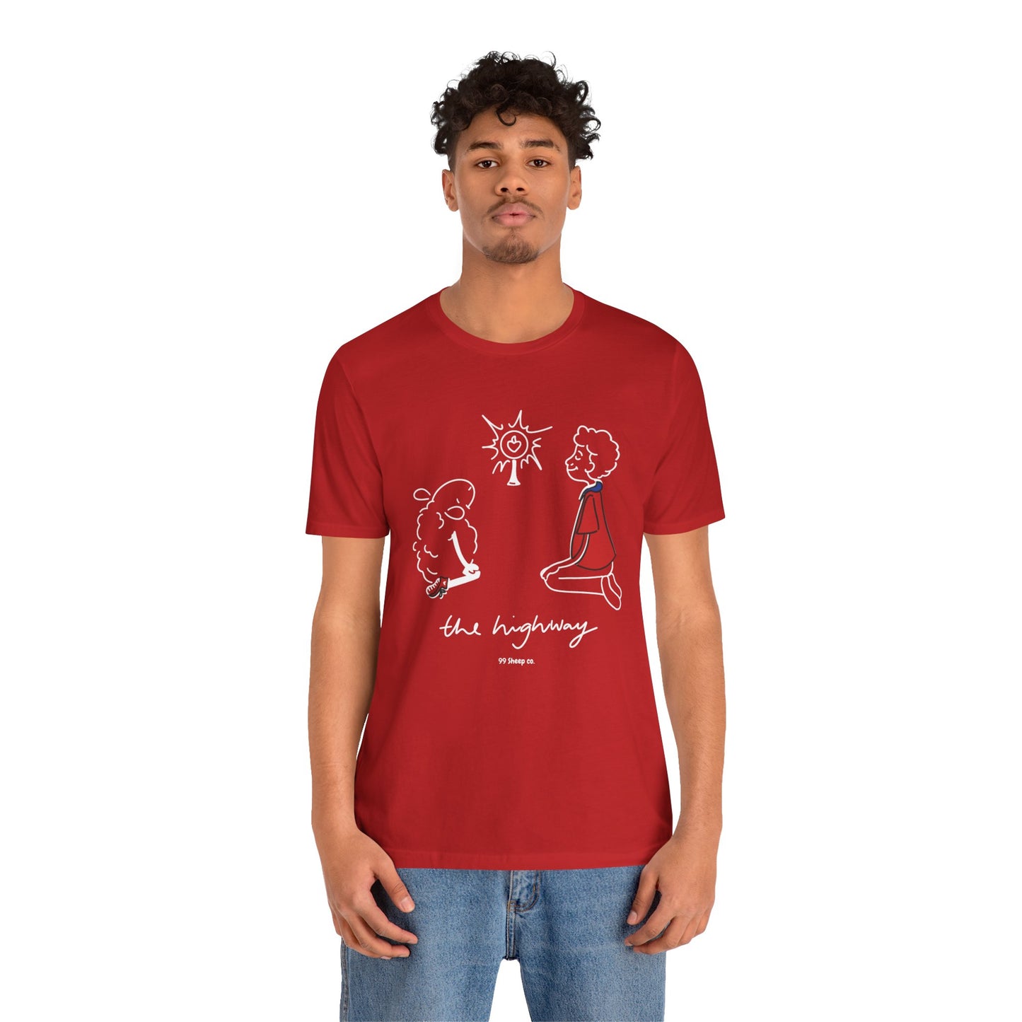 Carlo Acutis The Eucharist - 99 Sheep Signature Collection - Premium Unisex Adult Tee Shirt