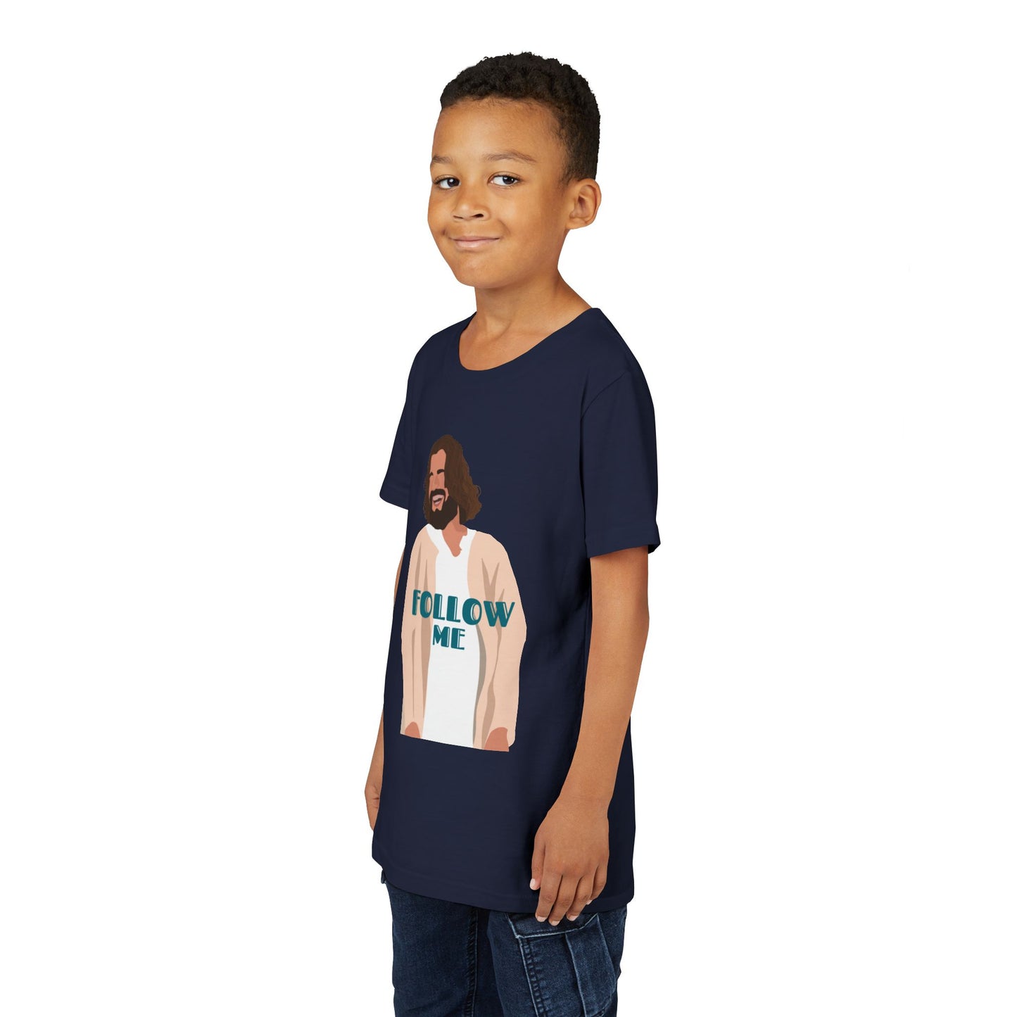 Jesus - Follow Me - 99 Sheep Signature Collection - Premium Unisex Youth Shirt
