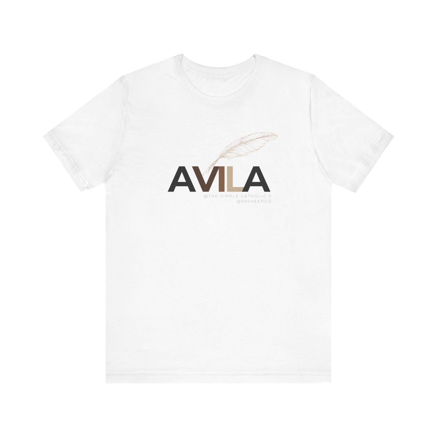 St Teresa of Avila (@TheSimpleCatholic) - Premium Unisex Tee