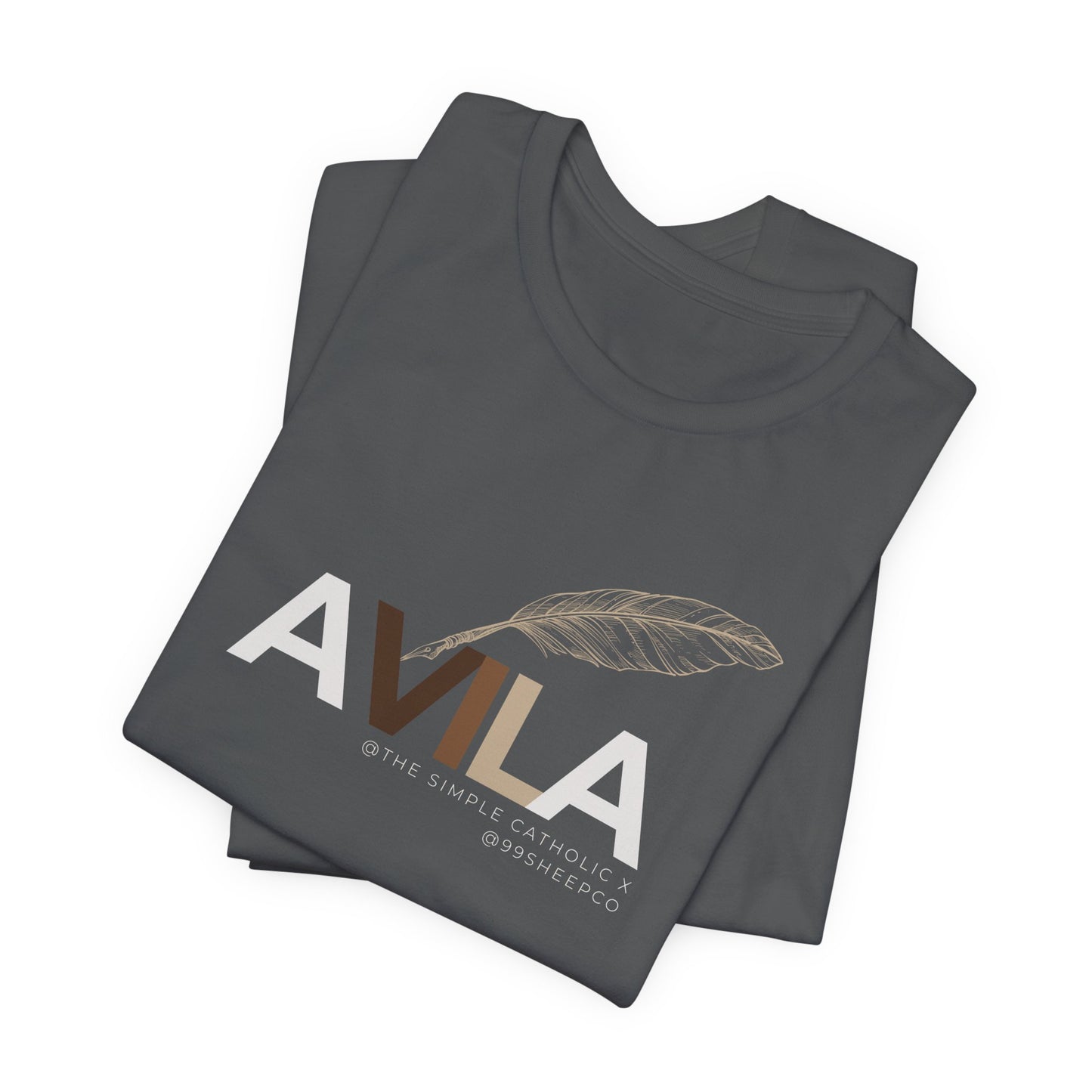 St Teresa of Avila (@TheSimpleCatholic) - Premium Unisex Tee