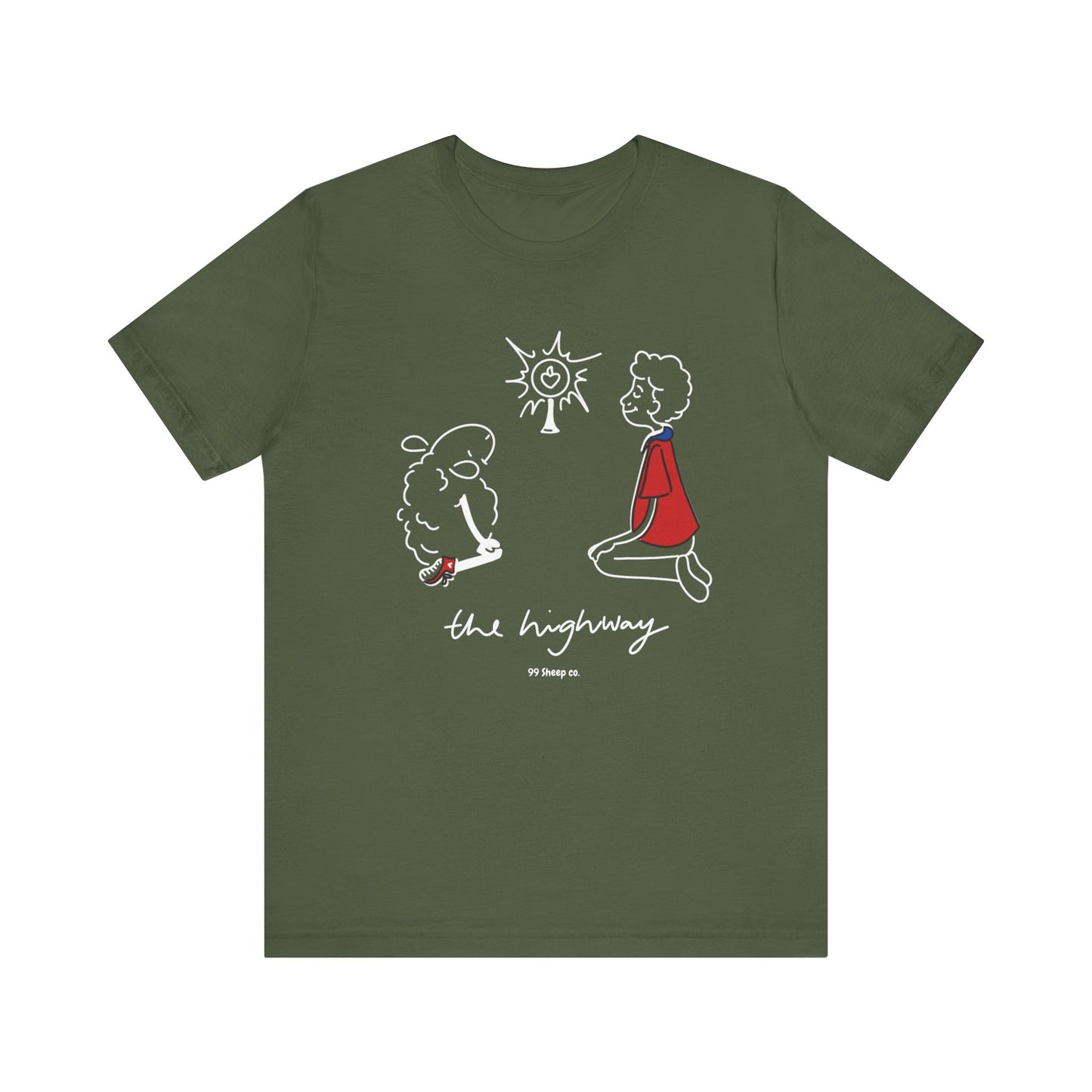 Carlo Acutis The Eucharist - 99 Sheep Signature Collection - Premium Unisex Adult Tee Shirt