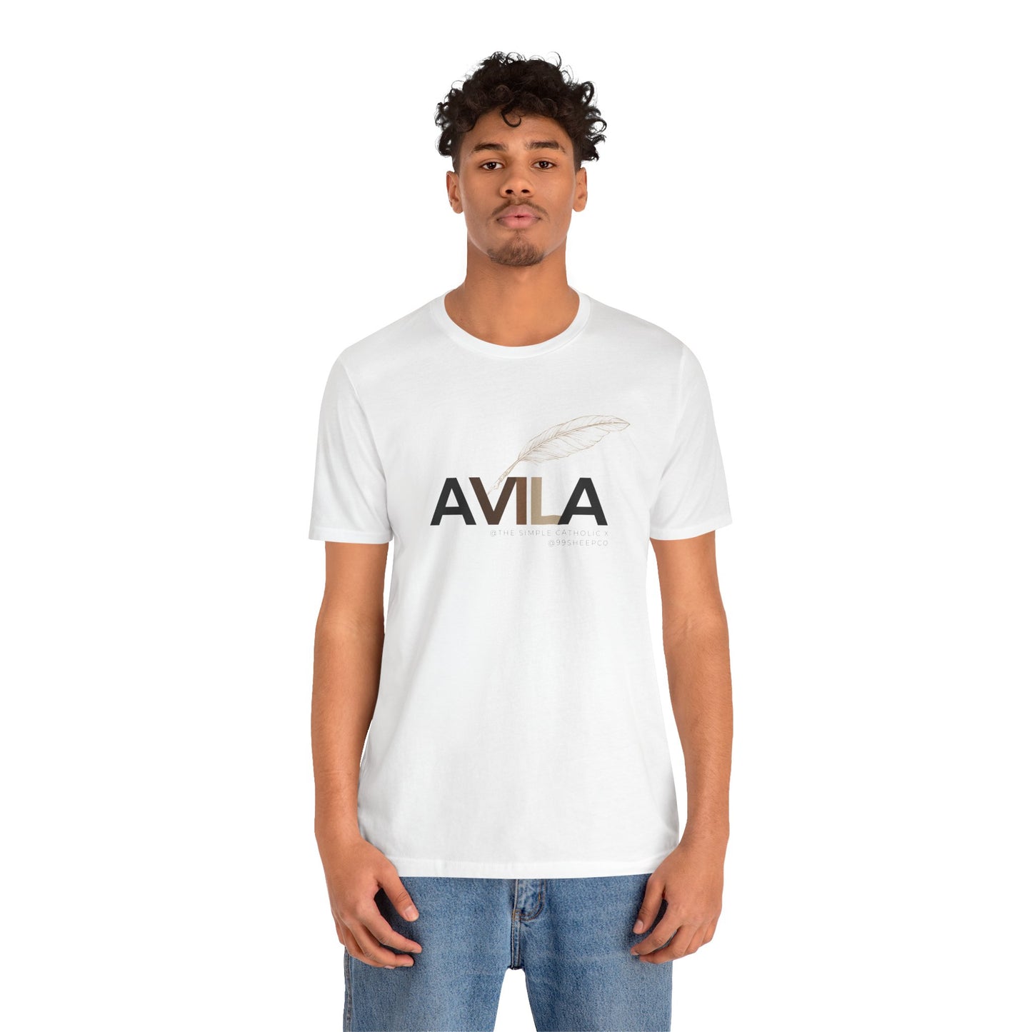 St Teresa of Avila (@TheSimpleCatholic) - Premium Unisex Tee