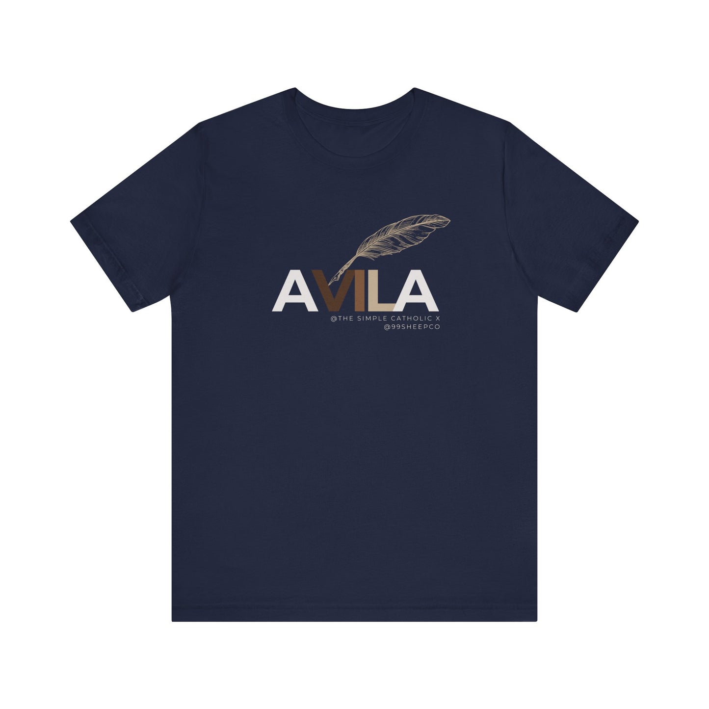 St Teresa of Avila (@TheSimpleCatholic) - Premium Unisex Tee