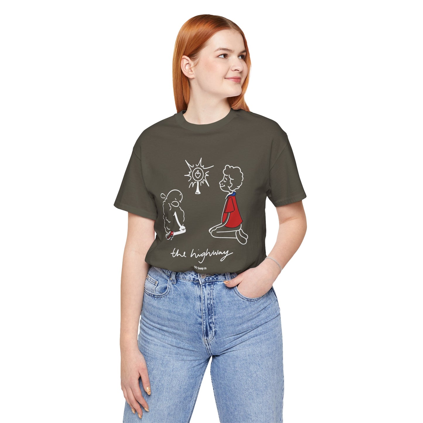 Carlo Acutis The Eucharist - 99 Sheep Signature Collection - Premium Unisex Adult Tee Shirt