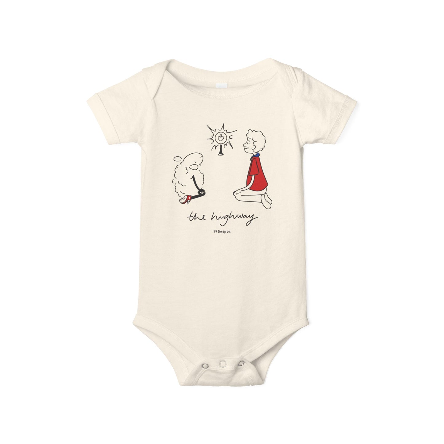 Carlo Acutis The Eucharist - 99 Sheep Signature Collection - Premium Unisex Baby Onesie