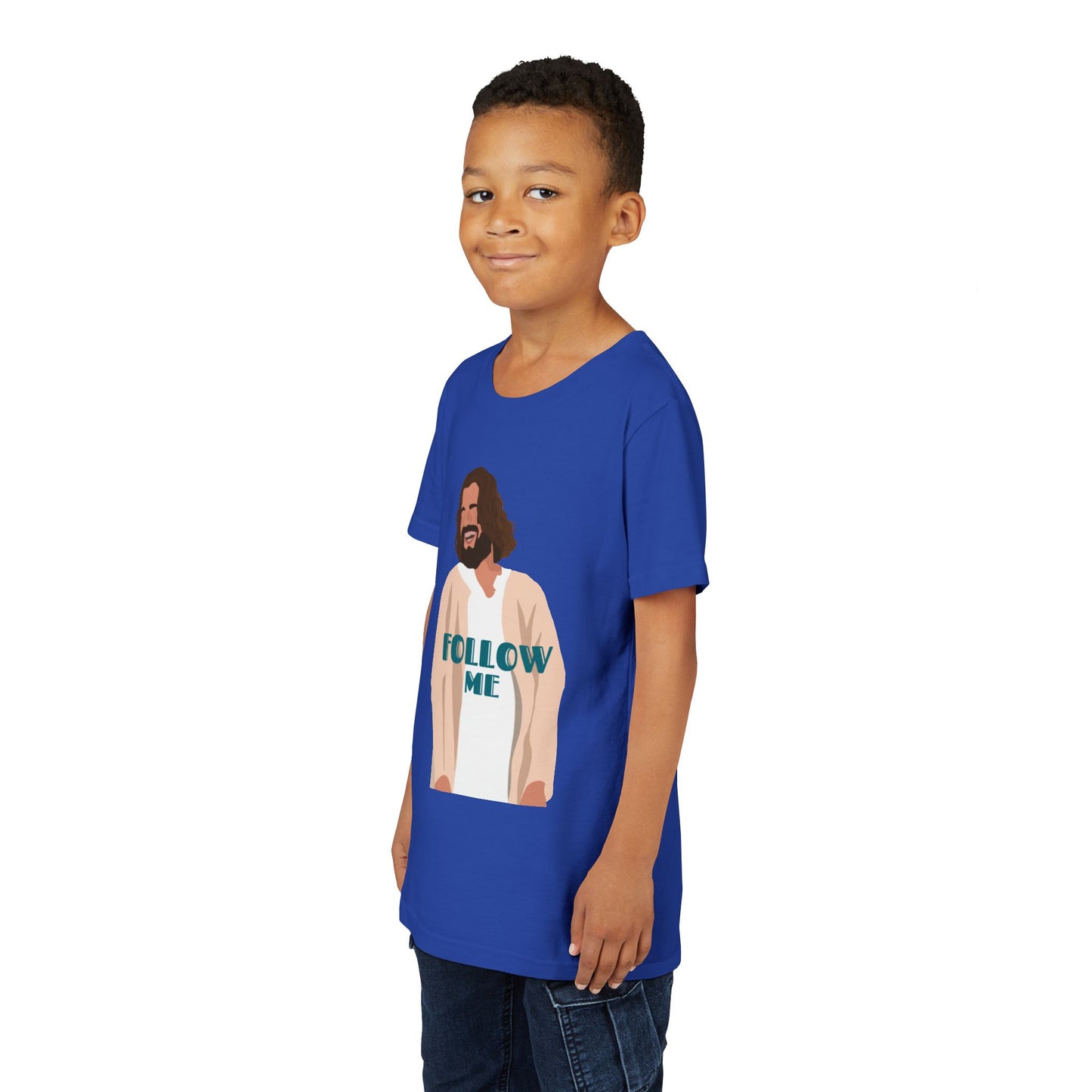 Jesus - Follow Me - 99 Sheep Signature Collection - Premium Unisex Youth Shirt