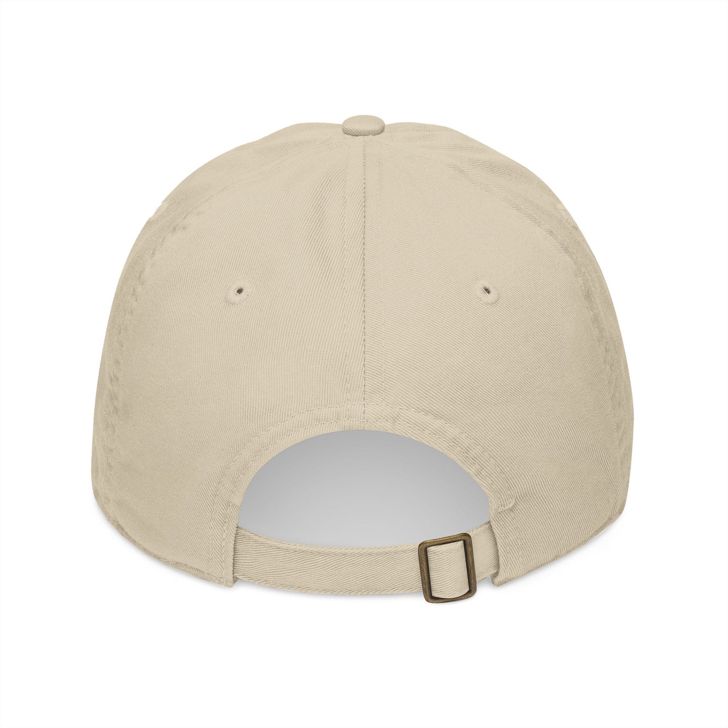 Avila (Beige) - Embroidered Organic Baseball Cap