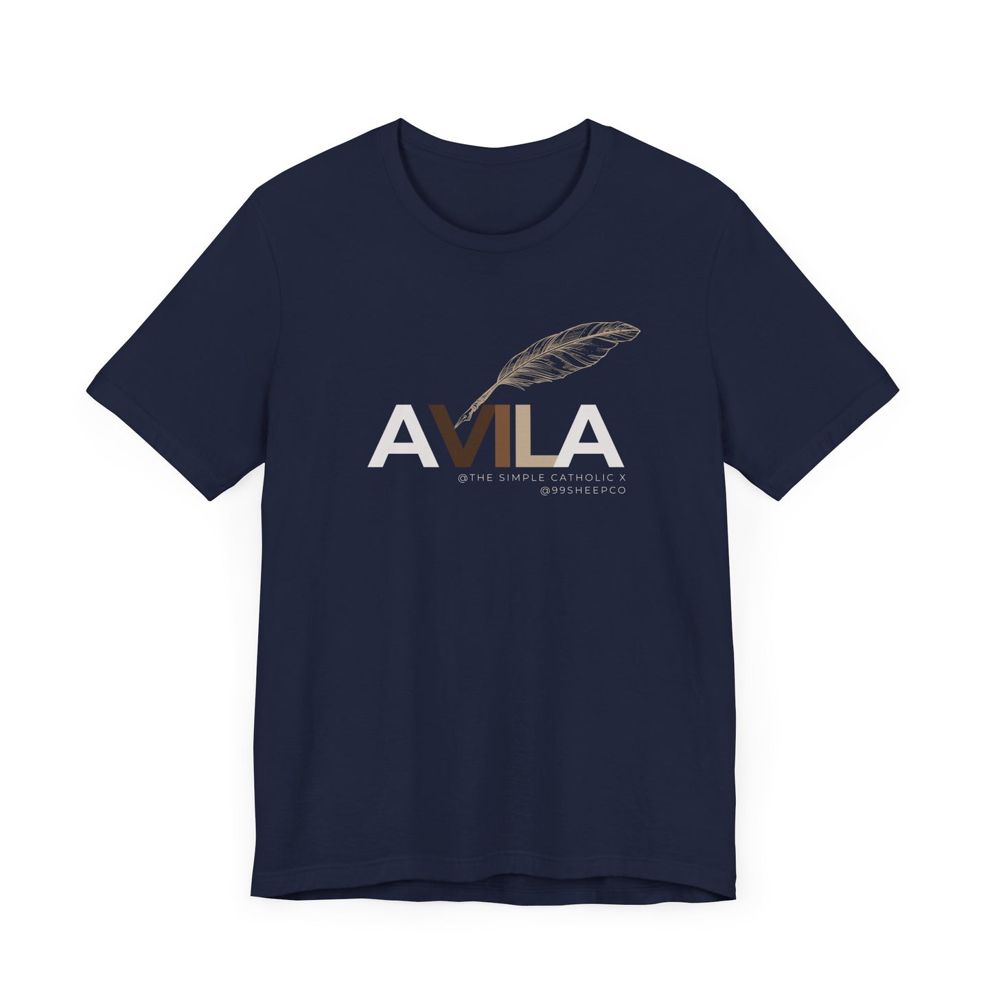 St Teresa of Avila (@TheSimpleCatholic) - Premium Unisex Tee