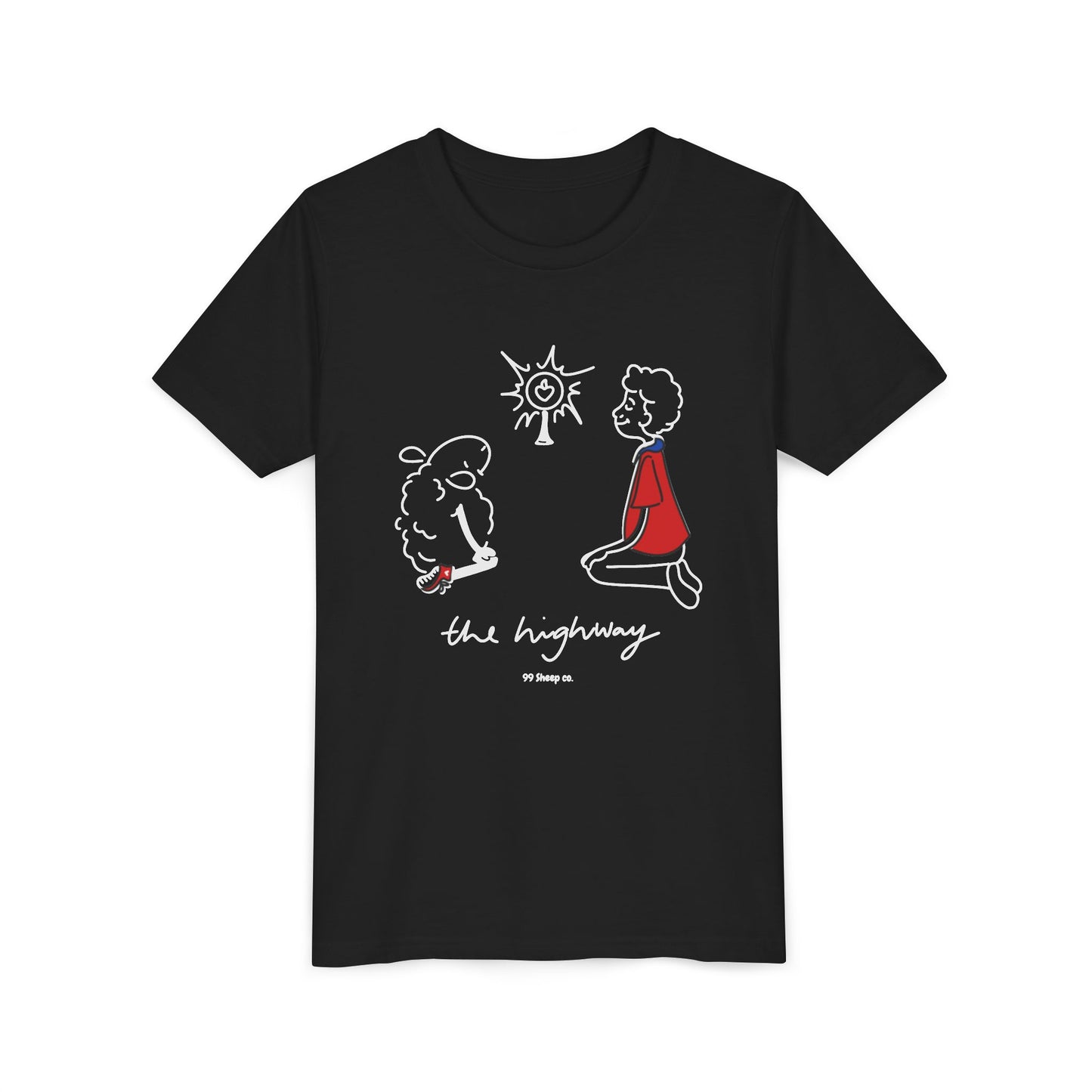 Carlo Acutis The Eucharist - 99 Sheep Signature Collection - Premium Unisex Youth Shirt