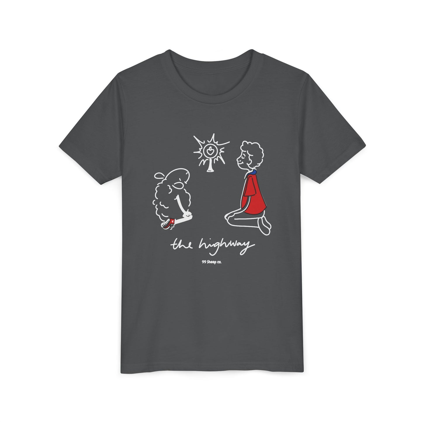 Carlo Acutis The Eucharist - 99 Sheep Signature Collection - Premium Unisex Youth Shirt