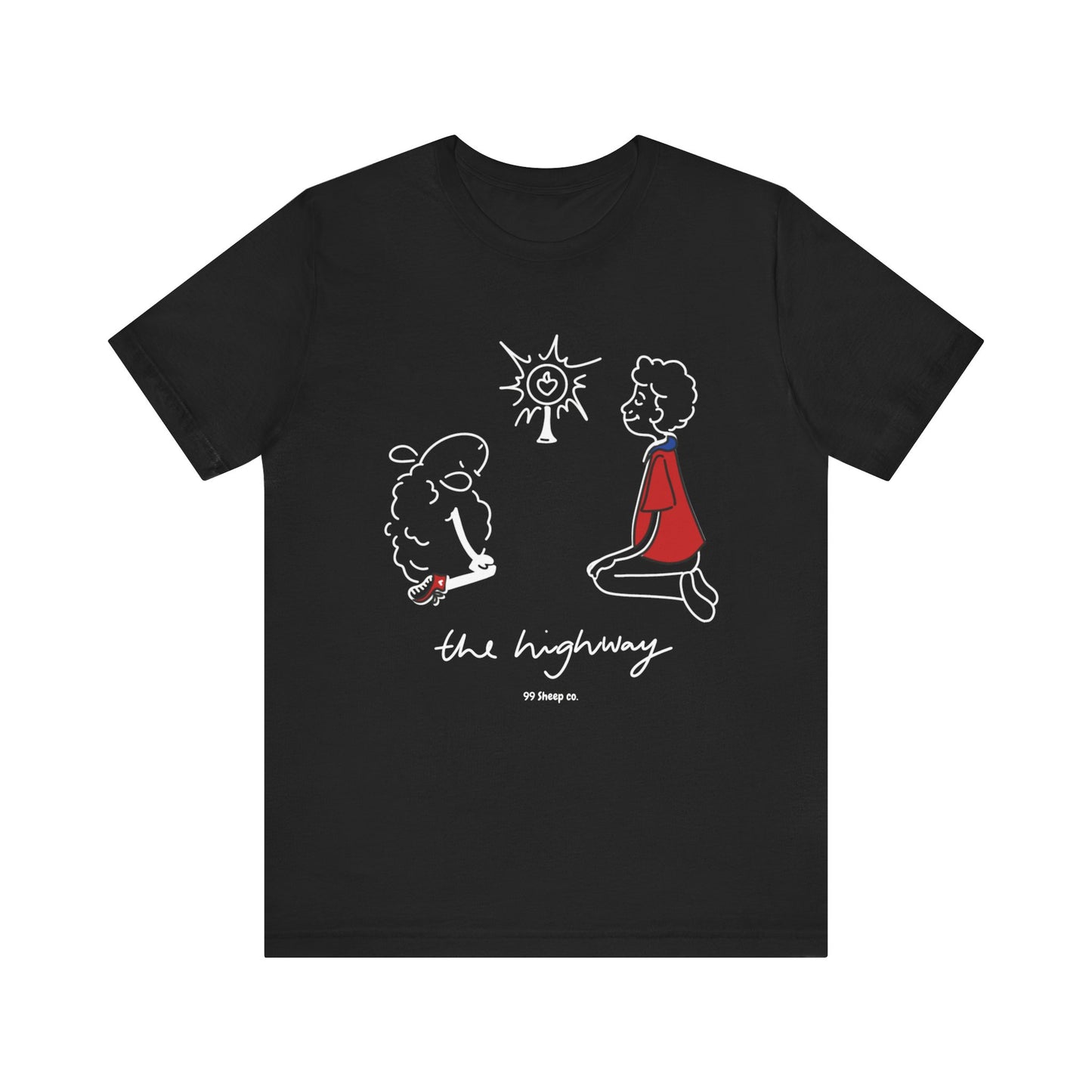 Carlo Acutis The Eucharist - 99 Sheep Signature Collection - Premium Unisex Adult Tee Shirt