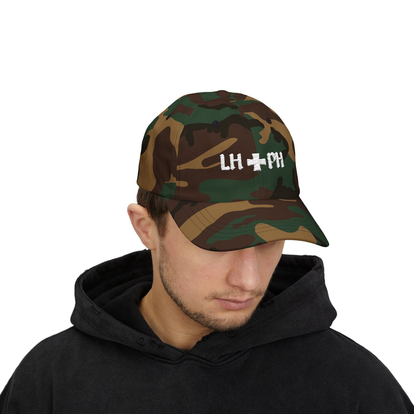 Life's Hard, Pray Harder - Classic Dad Cap (White Embroidery)