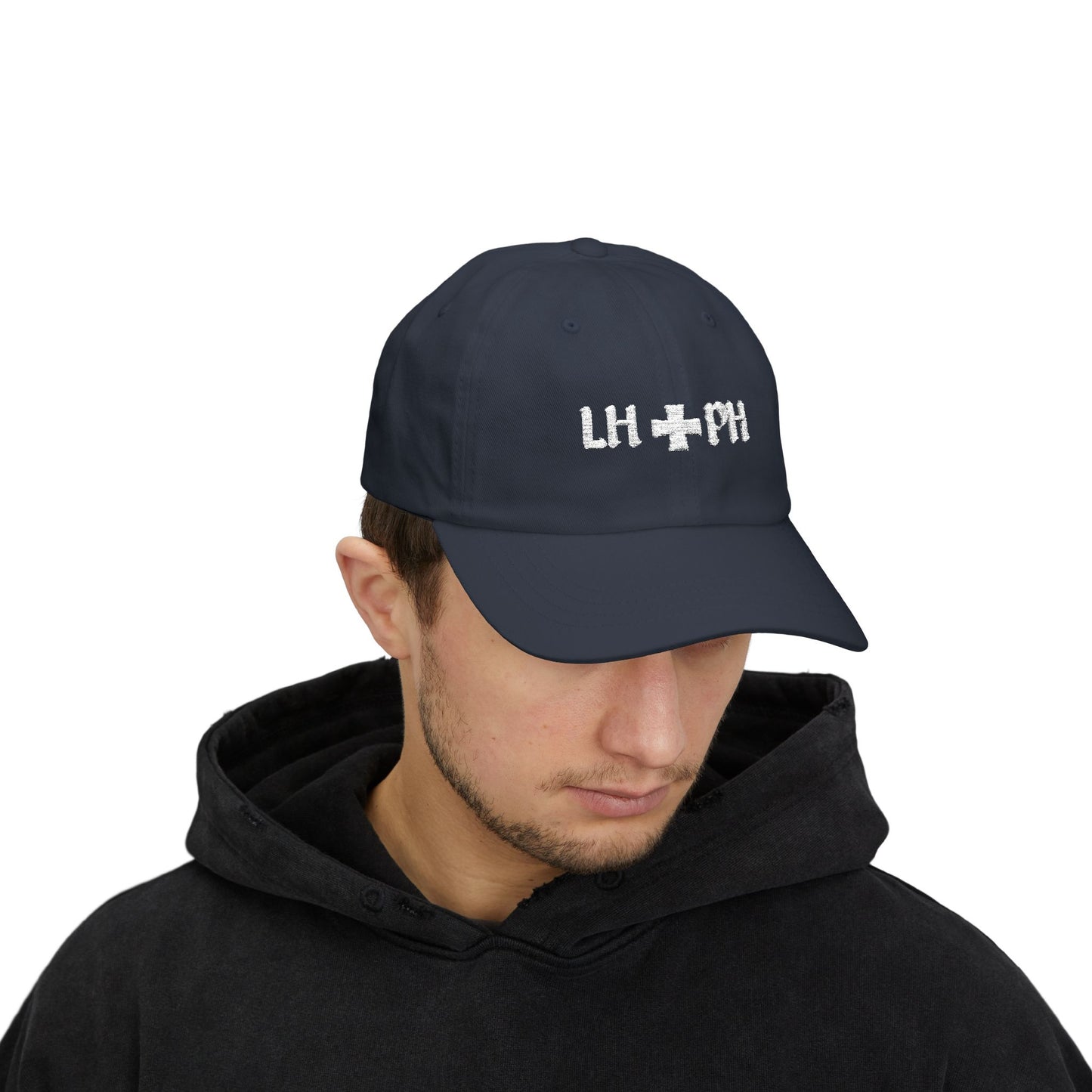 Life's Hard, Pray Harder - Classic Dad Cap (White Embroidery)