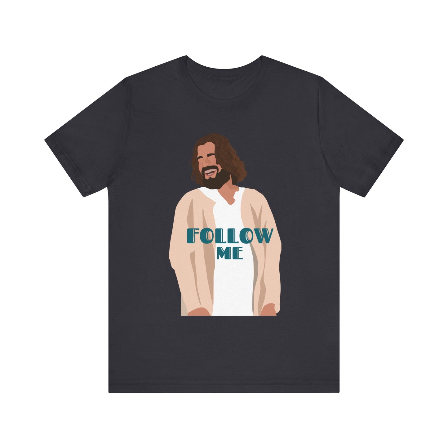 Jesus - Follow Me - 99 Sheep Signature Collection - Premium Unisex Adult Tee Shirt