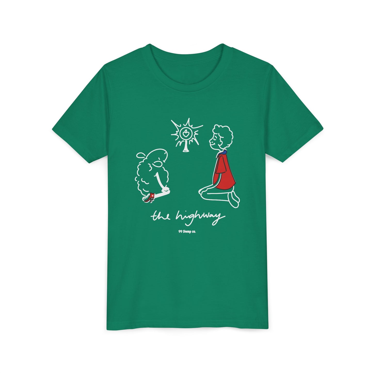 Carlo Acutis The Eucharist - 99 Sheep Signature Collection - Premium Unisex Youth Shirt