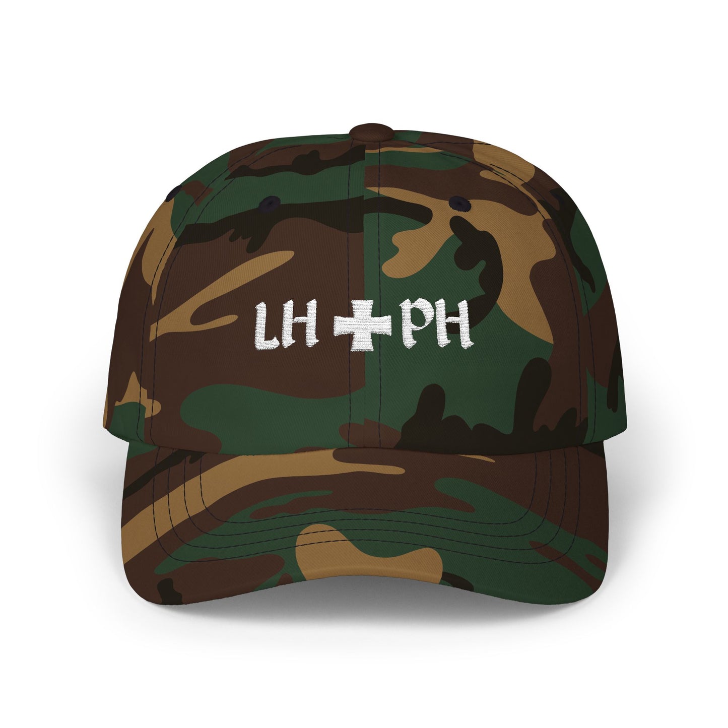Life's Hard, Pray Harder - Classic Dad Cap (White Embroidery)