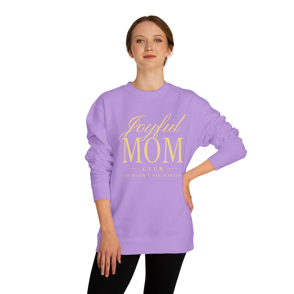 Joyful Mom Club Sweatshirt - Premium Women's Crew Neck