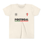 Our Lady of Fátima Catholic T-Shirt · Portugal Soccer Youth Tee · Unisex Marian Devotion Apparel · Made in USA · 100% Profits Donated · 2026