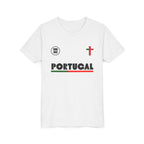 Our Lady of Fátima Catholic T-Shirt · Portugal Soccer Youth Tee · Unisex Marian Devotion Apparel · Made in USA · 100% Profits Donated · 2026