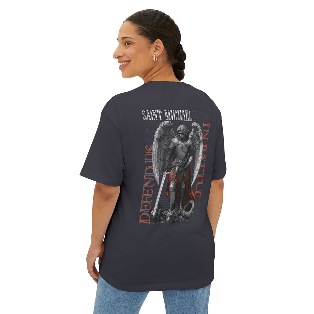 St. Michael the Archangel -  Unisex Oversized Boxy Tee