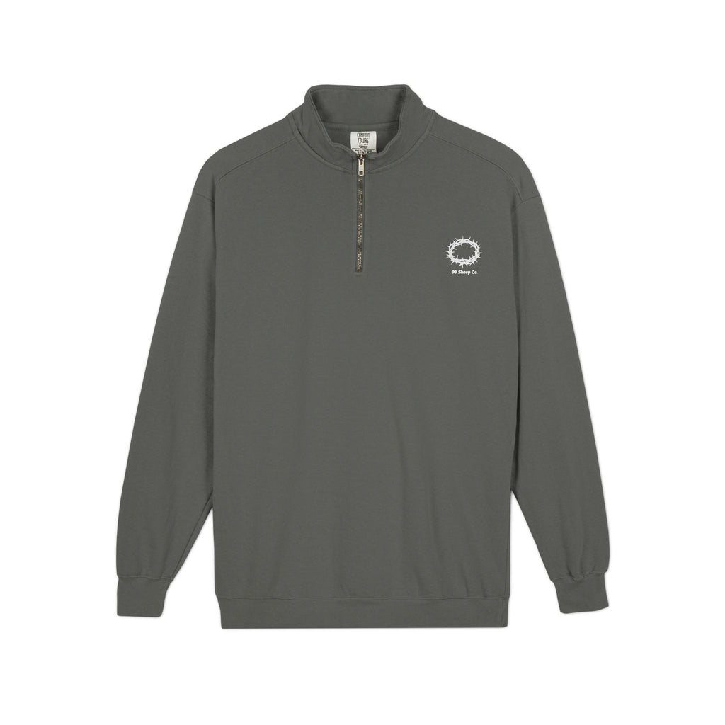 Crown of Thorns - Quarter-Zip Sweatshirt — Minimal Pullover