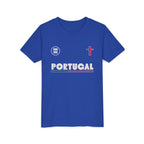 Our Lady of Fátima Catholic T-Shirt · Portugal Soccer Youth Tee · Unisex Marian Devotion Apparel · Made in USA · 100% Profits Donated · 2026
