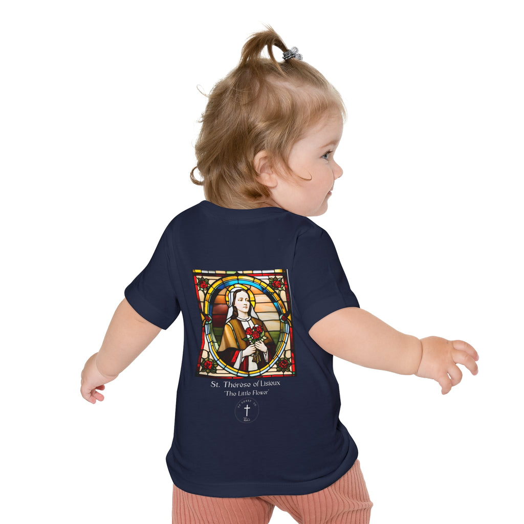 St. Therese of Lisieux Design - Premium Unisex Baby T-Shirt