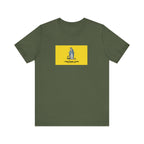 Mary - I tread where I please (@TheSimpleCatholic) - Premium Unisex Novelty Tee
