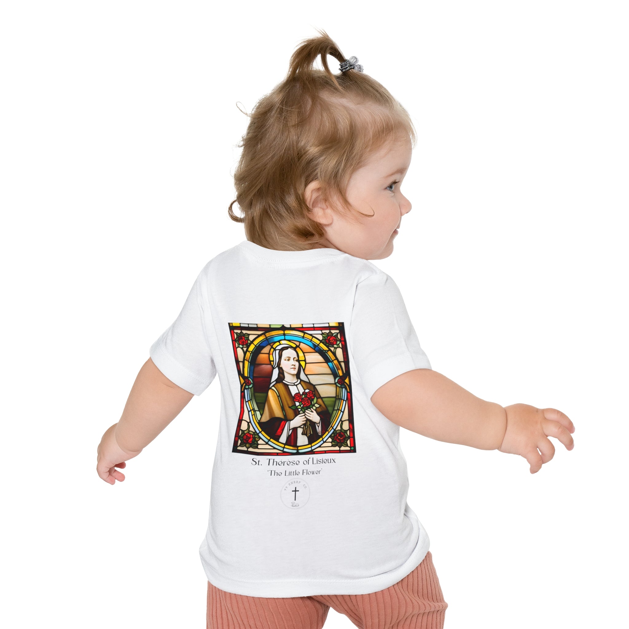 St. Therese of Lisieux Design - Premium Unisex Baby T-Shirt