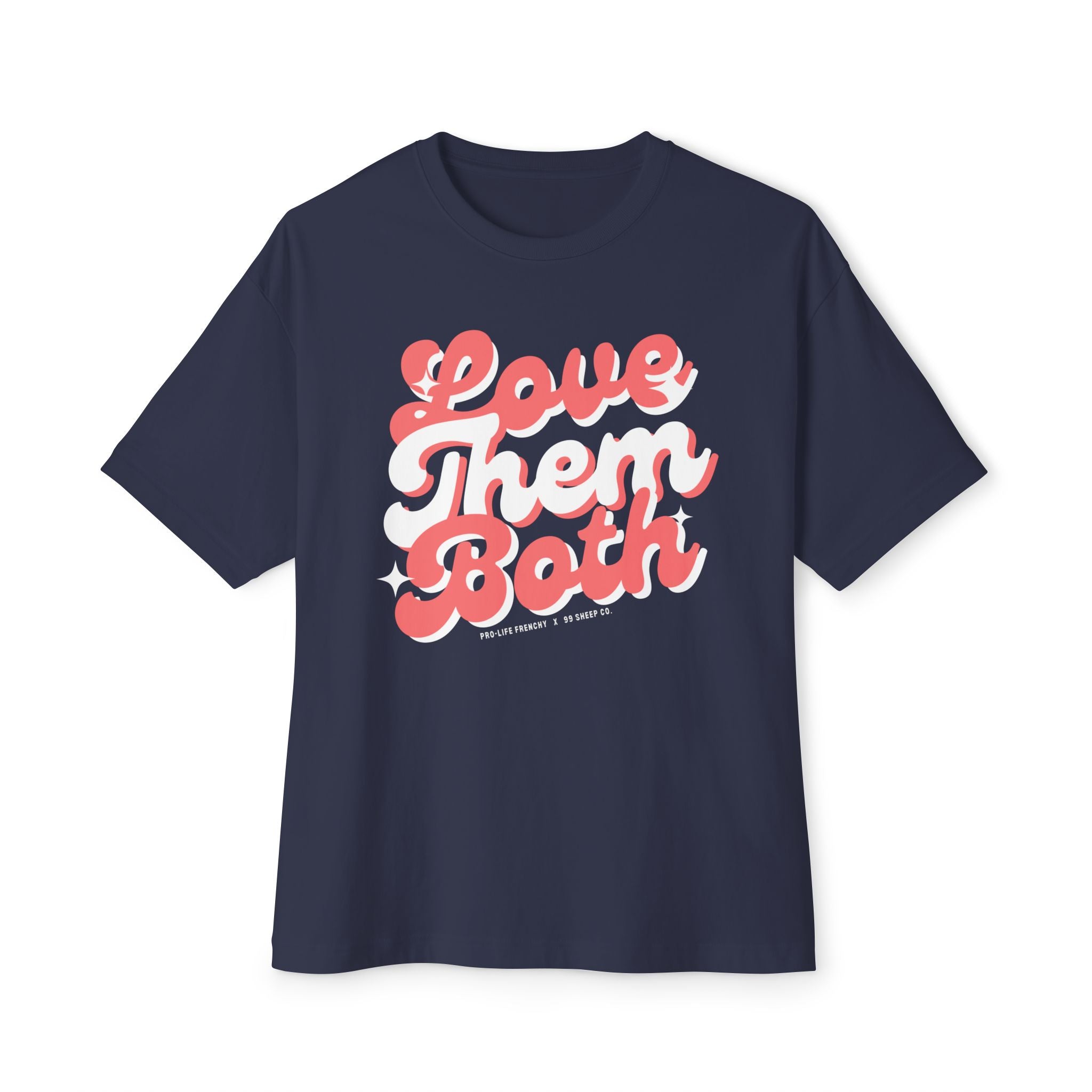 Love Them Both Unisex Oversized Boxy Tee