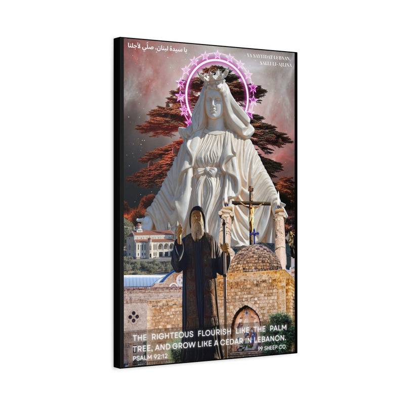 Our Lady of Lebanon Matte Canvas Charity Print — 