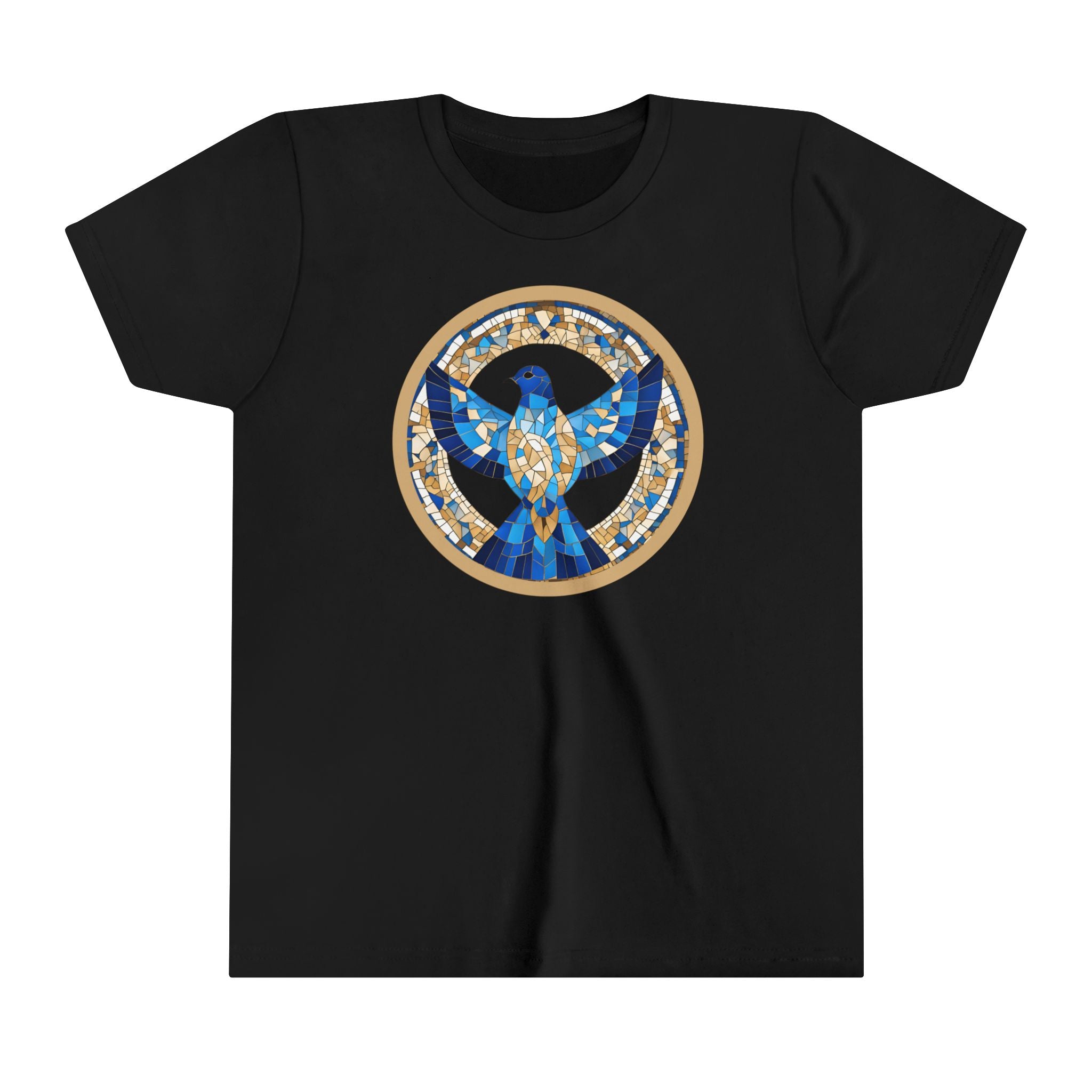 Holy Spirit Mosaic (Dove) -  Premium Youth Short Sleeve Tee