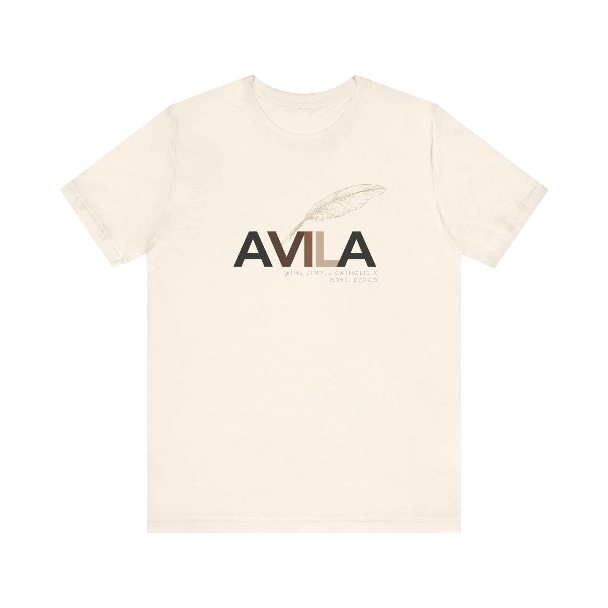 St Teresa of Avila (@TheSimpleCatholic) - Premium Unisex Tee