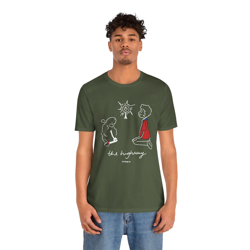 Carlo Acutis The Eucharist - 99 Sheep Signature Collection - Premium Unisex Adult Tee Shirt