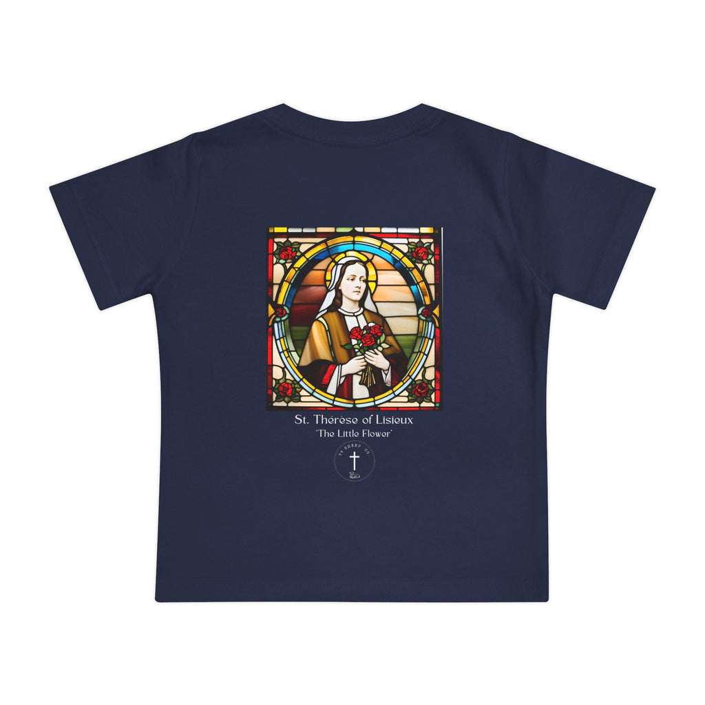 St. Therese of Lisieux Design - Premium Unisex Baby T-Shirt