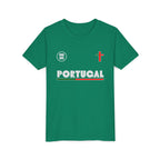 Our Lady of Fátima Catholic T-Shirt · Portugal Soccer Youth Tee · Unisex Marian Devotion Apparel · Made in USA · 100% Profits Donated · 2026