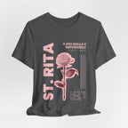 St. Rita of Cascia Women's Tee — "Nothing Is Impossible With God"
