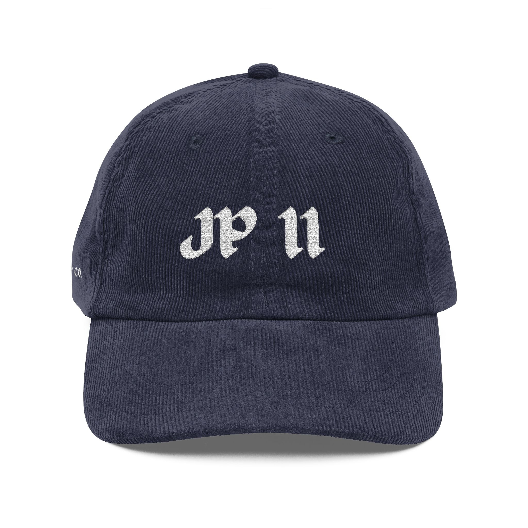 Pope John Paul II - Vintage Embroidery Corduroy Cap
