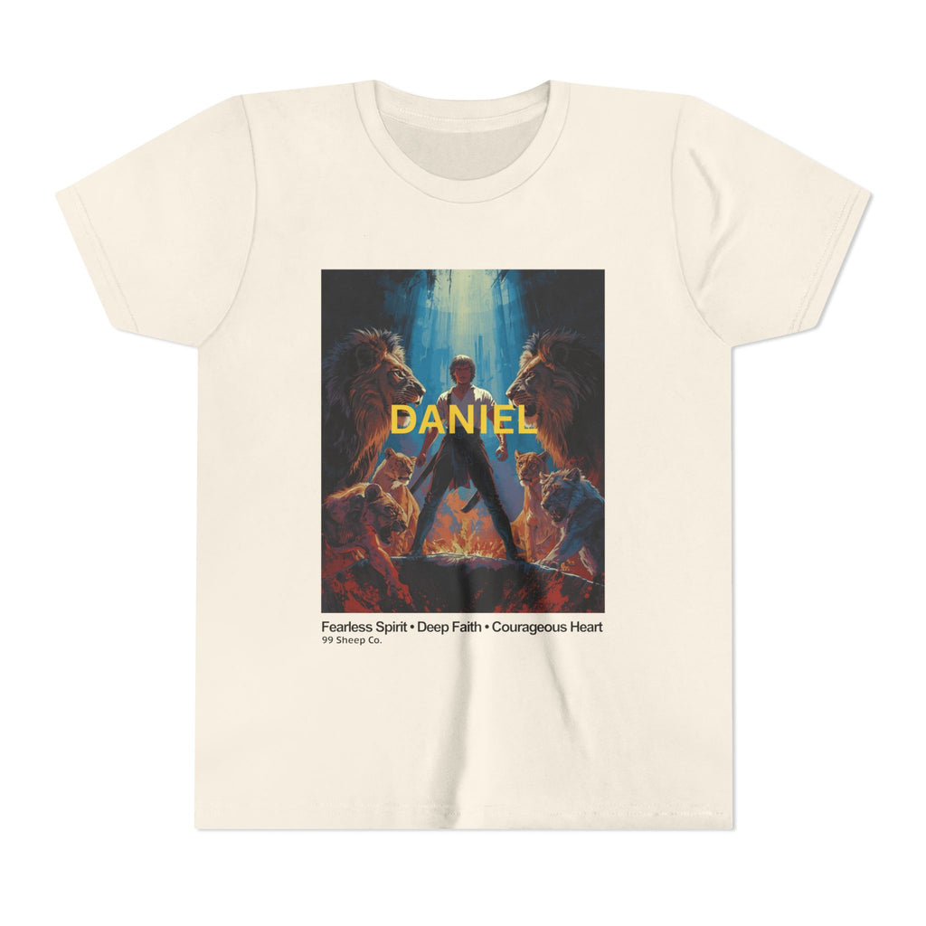 Daniel in the Lion's Den - Unisex - Youth Short Sleeve Tee - Graphic Shirt