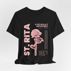 St. Rita of Cascia Women's Tee — "Nothing Is Impossible With God"