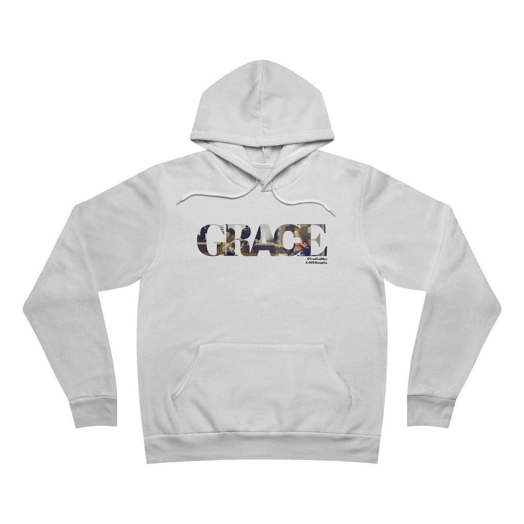 Sacramental Grace Premium Unisex Hoodie -  Annunciation & Eucharist