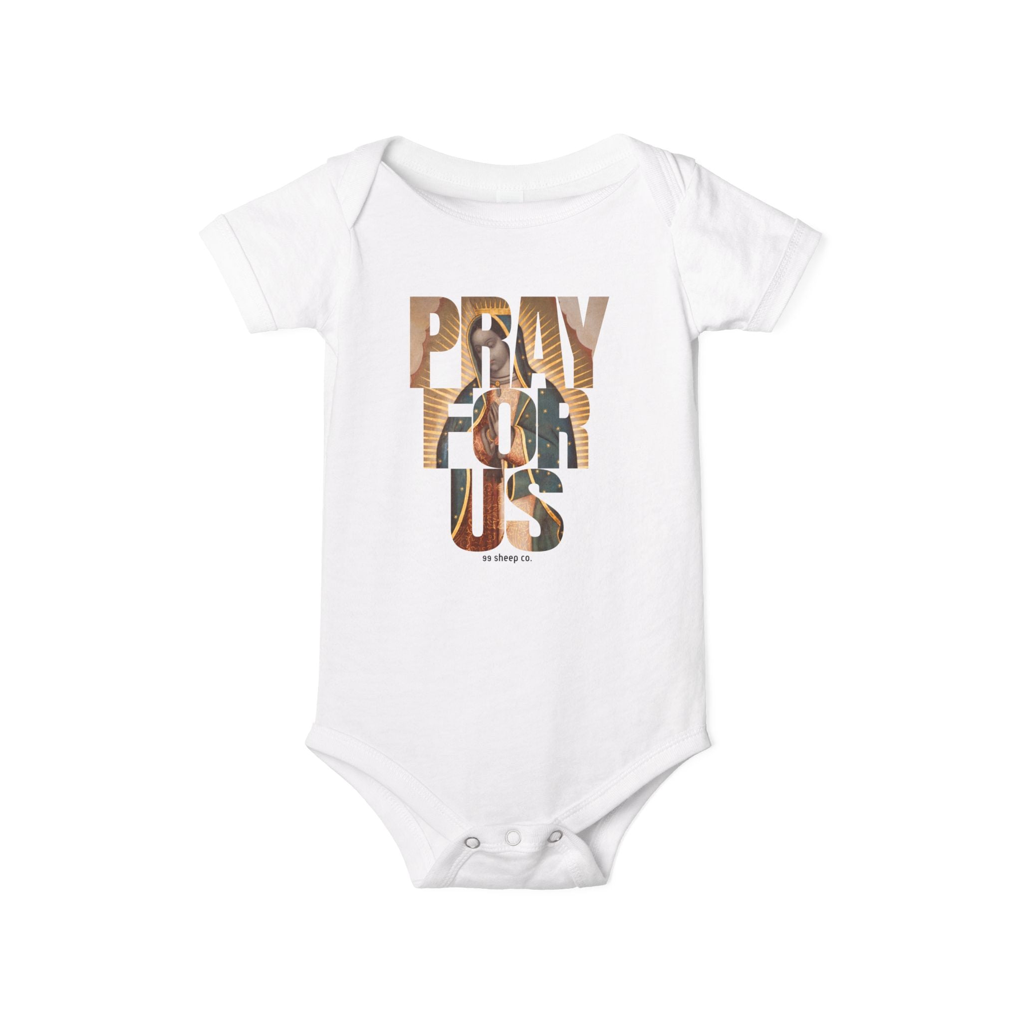 Our Lady of Guadalupe Pray For Us - Adorable Premium Baby Bodysuit