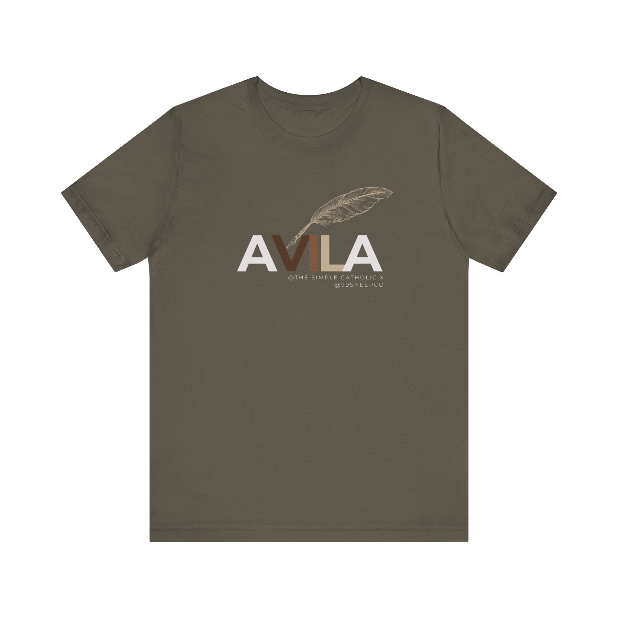 St Teresa of Avila (@TheSimpleCatholic) - Premium Unisex Tee