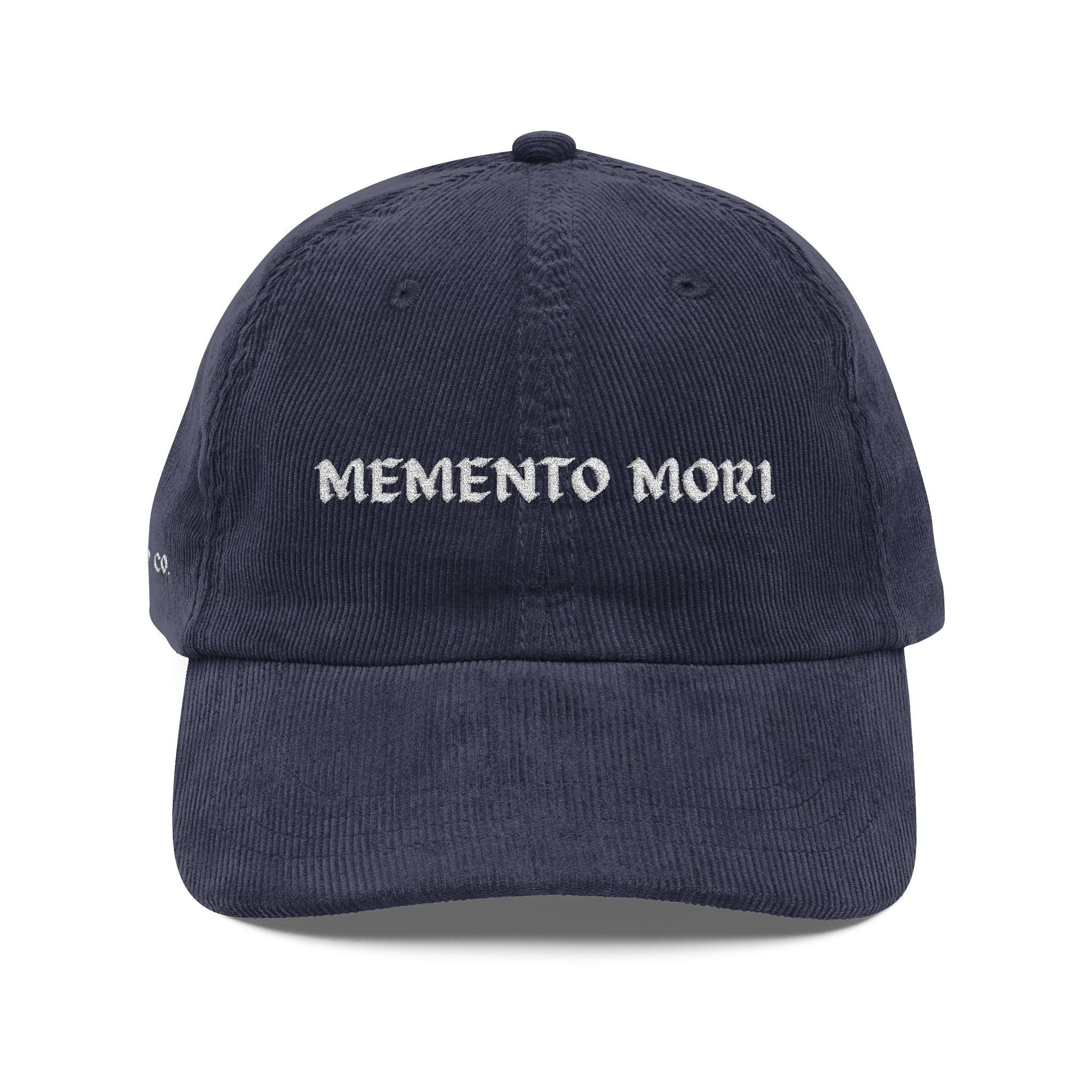 Momento Mori - Vintage Embroidery Corduroy Cap