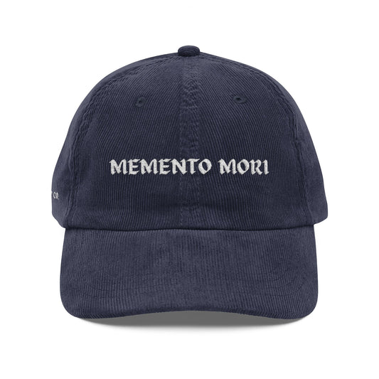 Momento Mori - Vintage Embroidery Corduroy Cap