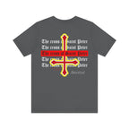 Saint Peter Cross Graphic Tee — Retro Gothic Unisex TShirt