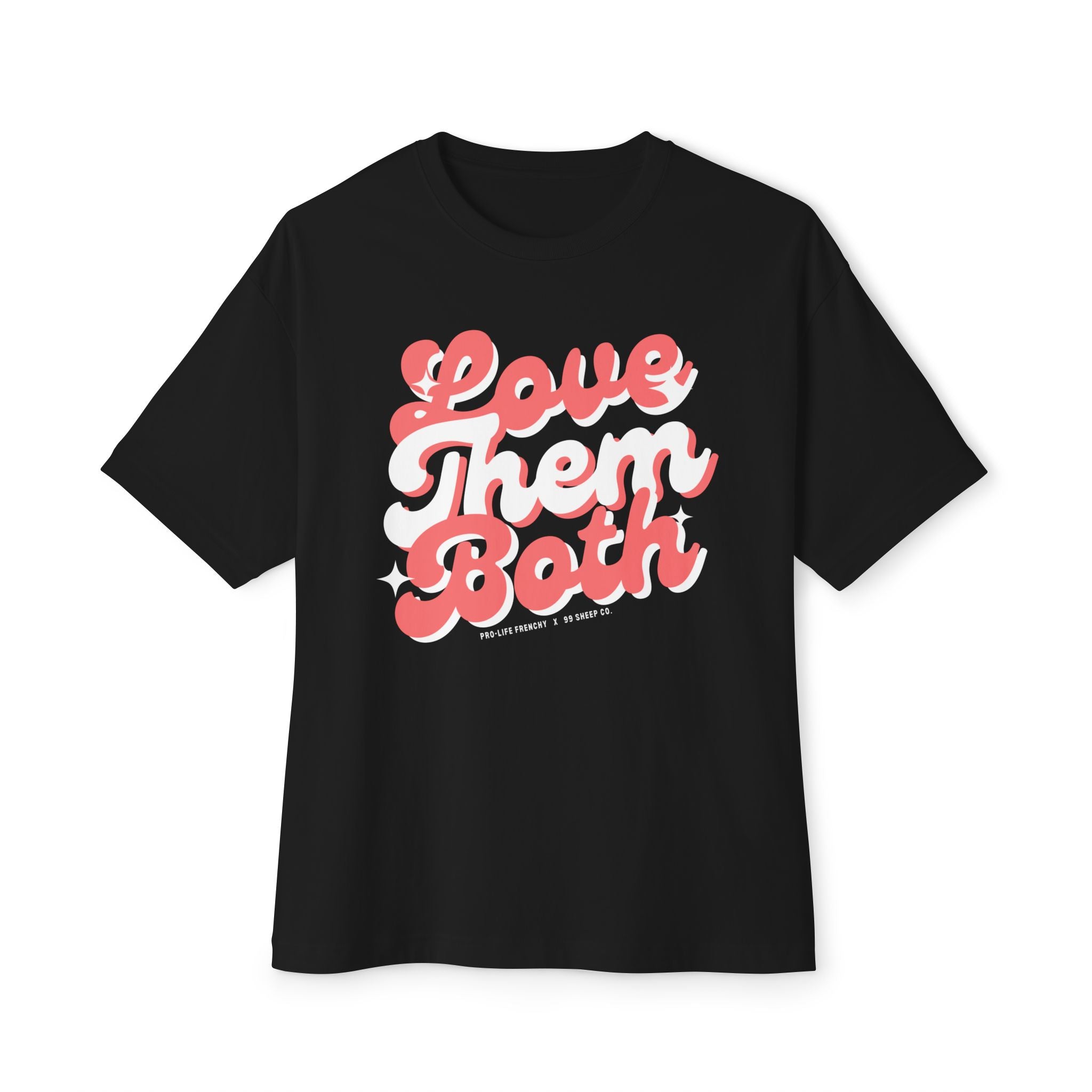 Love Them Both Unisex Oversized Boxy Tee