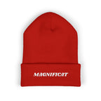 Magnificat Embroidered Cuffed Beanie Unisex